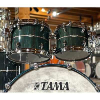 Tama Star Bubinga 5pc Drum Set Dark Green Cordia w/Outside Inlay image 2