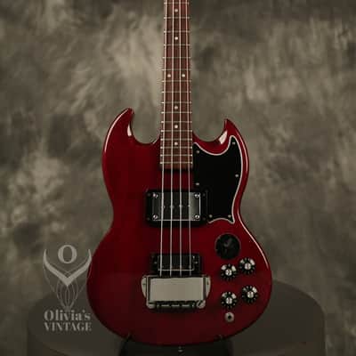1976 Gibson EB-3 Bass Cherry image 2