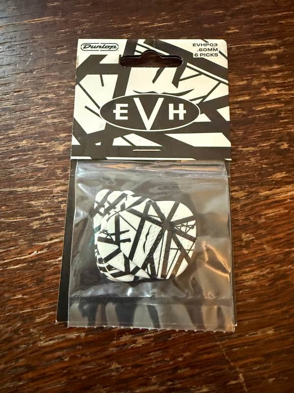 2010s Dunlop EVHP03 Eddie Van Halen VH II Max-Grip .60mm Guita...
