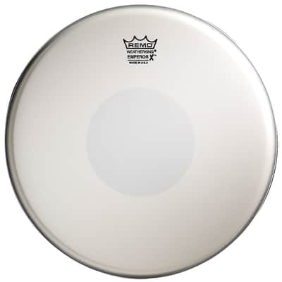 Remo Emperor X Coated Bottom Black Dot Snare Drum Head 12"