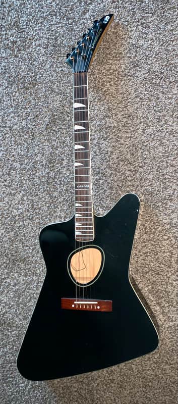 Vintage 1980's Kramer Ferrington ex-1 explorer acoustic | Reverb