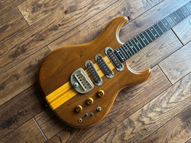 Vintage 1979 Greco GO II Brazen Picker Electric Guitar Walnut Brown MIJ Fujigen Japan image 1