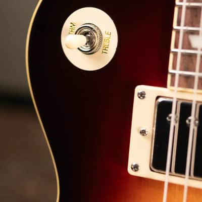 Epiphone Les Paul Standard 50s Figured Electric Guitar - Bourbon Burst with Gig Bag image 8