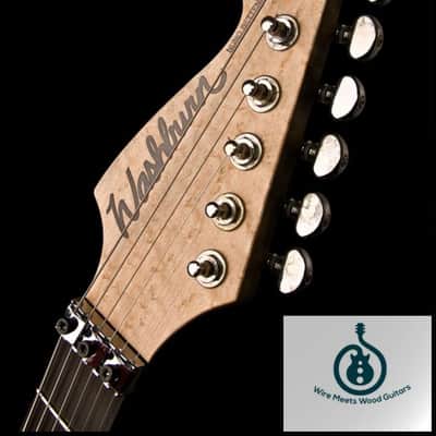 Washburn N4VINTAGE-D Natural Distressed, Nuno Usa Signature Serie w/GCN4 case image 8