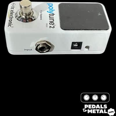 TC Electronic PolyTune 2 Mini Tuning Pedal 2010s - White X13296 image 3