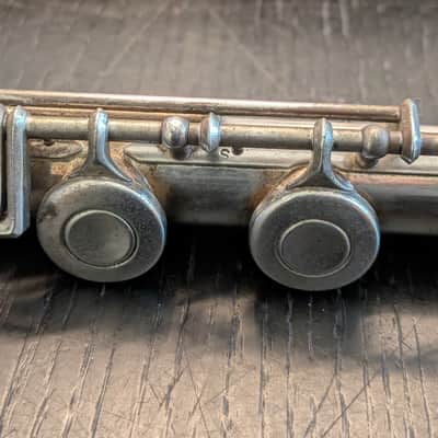 Yamaha YFL-481 Intermediate B-Foot Flute 1990s - Silver image 6