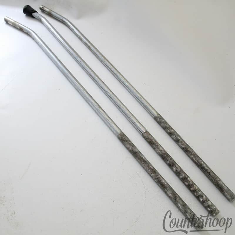 *Gretsch 3x 20"Floor Tom Drum Legs 14,16,18"Chrome Vintage 70s Stop-Sign SSB USA image 1