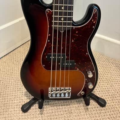 Fender American Precision V 5-string bass 2013 - 3-tone sunburst image 1