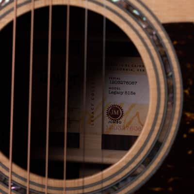 Taylor Legacy 815e Acoustic Electric Guitar With Case image 8