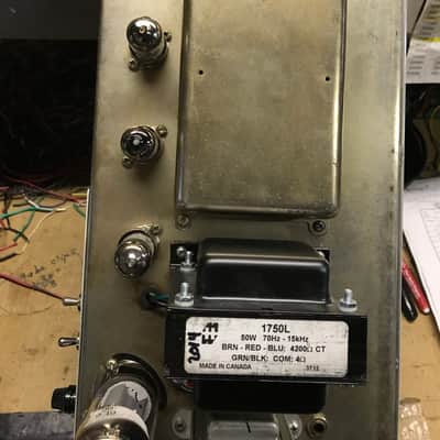 1966 Fender Blackface Bassman chassis only image 7