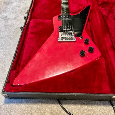 Gibson USA Explorer 1984 with factory Kahler Tremolo Bridge - Ferrari Red image 1