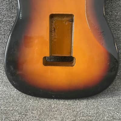 Tobacco Burst Stratocaster Strat Style Guitar Body image 7