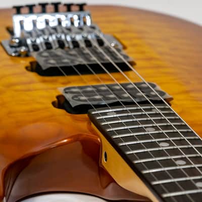 Aria Pro II Magna Series 40th Anniversary Electric Guitar - Honey Sunburst image 10