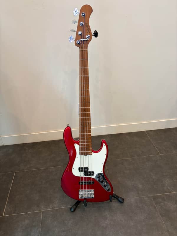 Sadowsky MetroExpress Hybrid P/J Bass with Maple Fretboard 2023 - Present - Candy Apple Red image 1