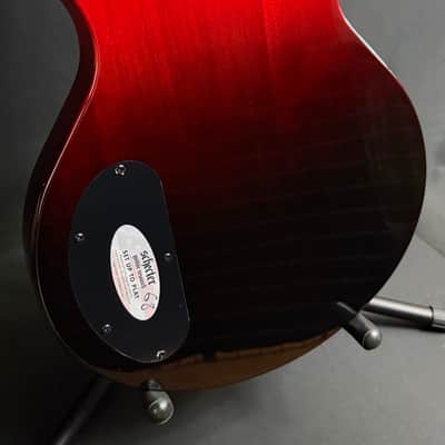 Schecter Solo-II Standard Electric Guitar Flamed Blood Burst Finish image 11