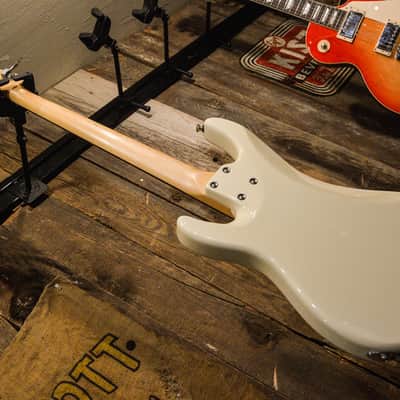 Mike Lull PJ4 30 Bass - Aged Olympic White image 12