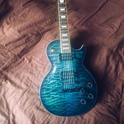 Epiphone Les Paul Quilt Pro Ltd Ed 1999 Aqua Burst image 2