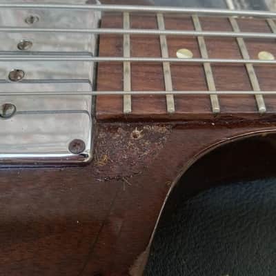 Vintage 1969 Gibson EB-1 Violin Body Bass Guitar w/ Original Hardshell Case, Extension Rod! image 7