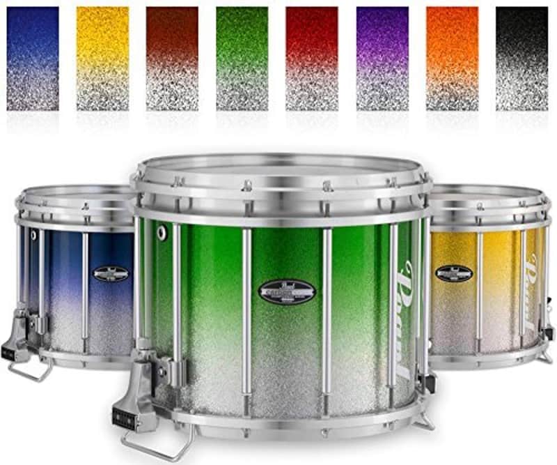 Pearl Championship CarbonCore Varsity FFX Marching Snare Drum Fade Top Finish 14 x 12 in. Blue Silver #962 image 1