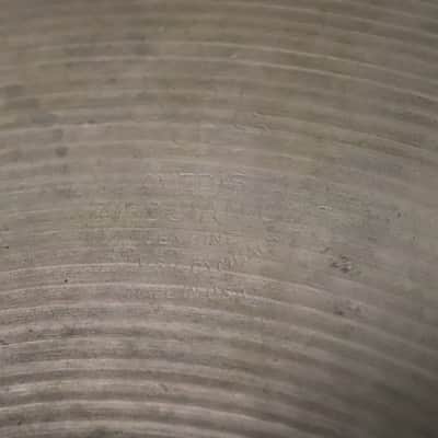 Zildjian 16" A. Avedis Hi Hat Cymbal Set Vintage 1960's 1,623 & 1,709g's image 8