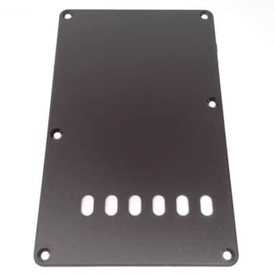 True Custom Shop® 1 ply Matte BLACK 6 Hole Tremolo Cover for Fender Stratocaster image 1