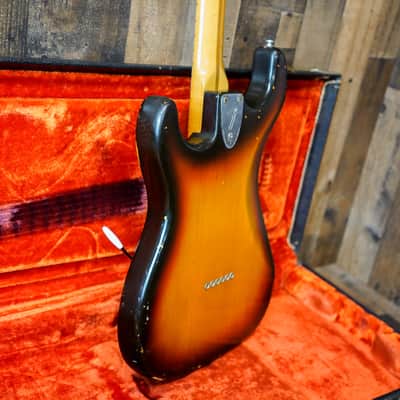 Fender Stratocaster 1977 Sunburst Modified Super Strat HHH Kahler w/ OHSC image 10