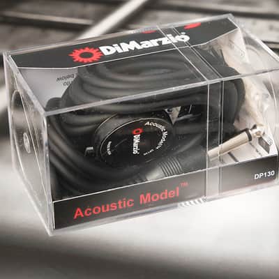 DiMarzio DP130BK Acoustic Model Guitar Pickup - Black image 1