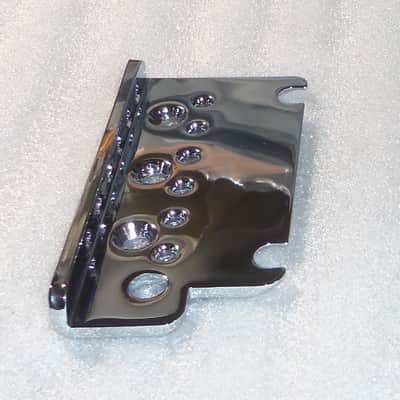 Fender® American Pro Chrome Bridge Plate~Non "Offset"~Fits Pro/DLX Block~Open Box New image 7