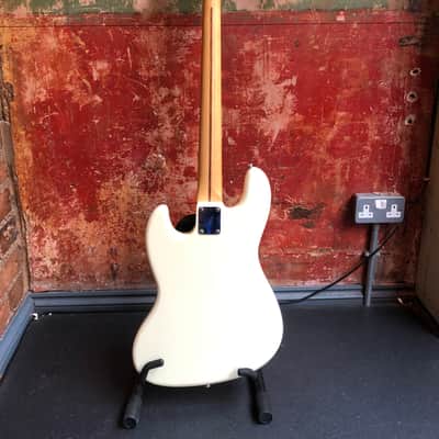 Fender Squier Silver Series MIJ Jazz Bass 1994 Off White | Reverb