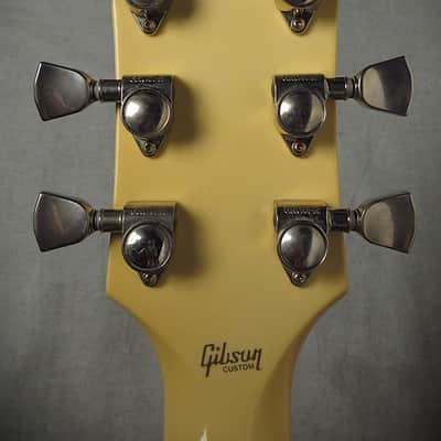 Gibson Ltd Ed Les Paul Custom - Antique Alpine White VOS image 11
