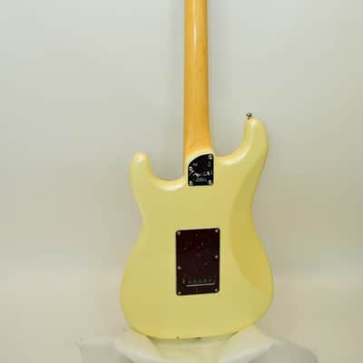 2017 Fender American Elite Stratocaster HSS ShawBucker Electric Guitar, Ebony Fingerboard, Olympic Pearl w/ Case image 15