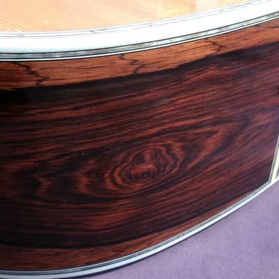 K Yairi YW-1000 Hand Crafted B. Rosewood Jacaranda Japan Vintage 1974 with Low Action image 15