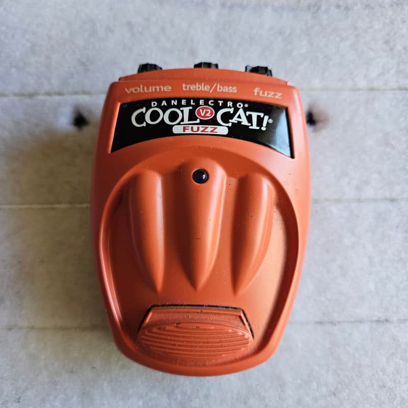 Danelectro Cool Cat Fuzz ファズ ダンエレクトロ Vintage Danelectro Cool Cat FUZZ CF-1 Version 1 True Bypass Peach