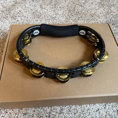 Meinl TMT1B-BK Handheld Tambourine with Brass Jingles 2010s - Black image 3