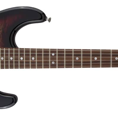 Charvel MJ San Dimas Style 1 HSH FR PF QM, Midnight Glow image 1