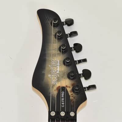 Schecter C-6 Pro FR Electric Guitar Charcoal Burst B-Stock 1698 image 4