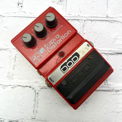 DOD Supra Distortion FX55-B Red 1990s | Reverb