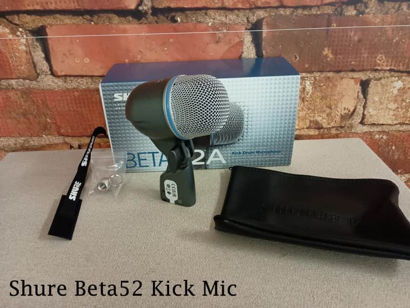 Shure BETA 52A Supercardioid Dynamic Bass Drum Microphone 2025 Mint in box image 1