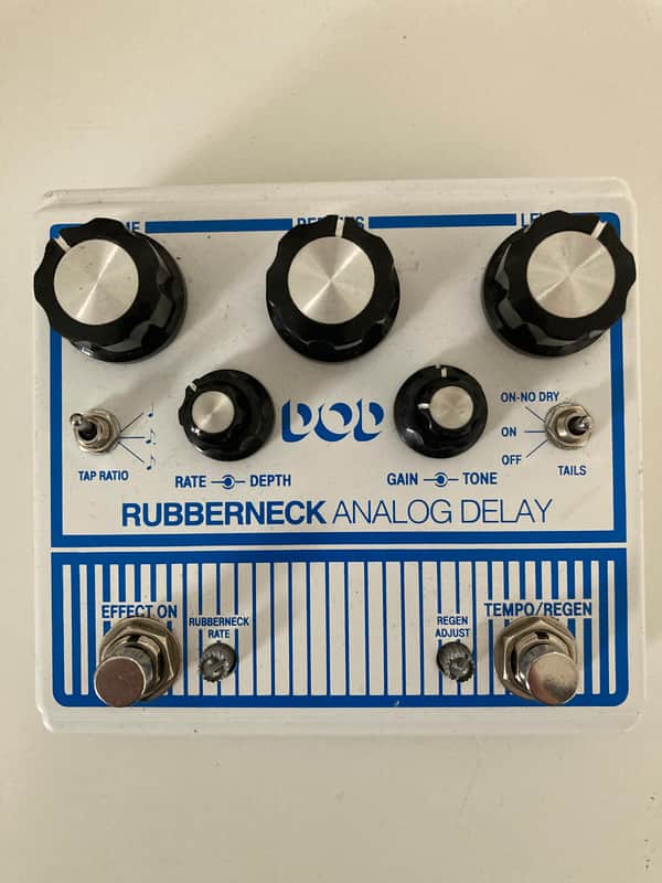 DOD Rubberneck Analog Delay 2010s - White/Blue