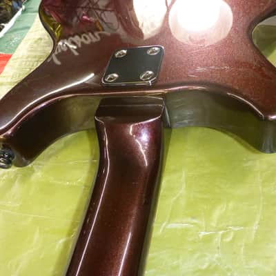 Hamer SFX Series 2nd Used Electric Guitar : Leveled, Crowned & Dressed Frets 2003 - Plum Metallic image 14