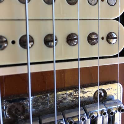 Vintage 1980's Hondo II Professional Electric Guitar & Gibson Bag DiMarzio Double Cream Pickups MIJ image 5