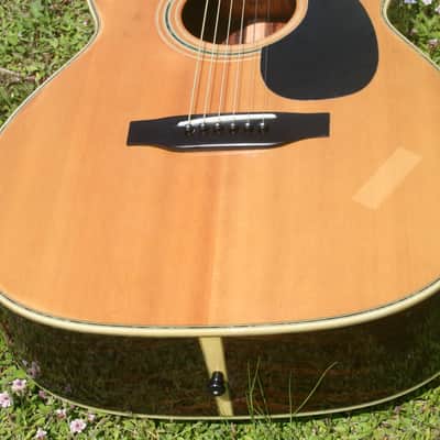 Morris F30 OOO size Guitar MIJ Circa 1980 Natural+ Hard Case image 19