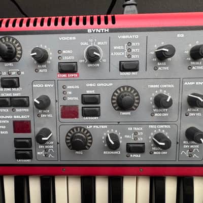 Nord Stage EX HA76 Hammer Action 76-Key Digital Piano 2008 - 2011 - Red image 6