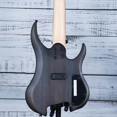 Legator Ghost G7FSSL Left Hand 7-String Electric Guitar | Black Flame image 2