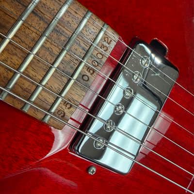 MJ (Mark Johnson) Mirage 1995 – Cherry Red – New Old Stock / Unplayed – USA Boutique – OHSC image 9