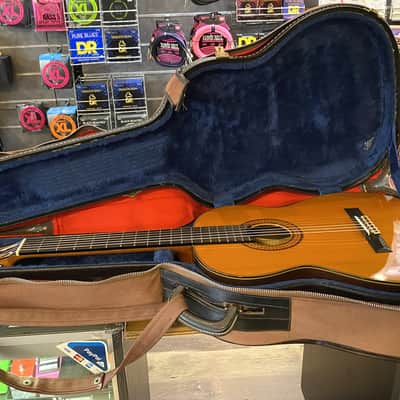 M. Horabe Model 35 Natural Gloss Finish Classical Nylon-String Acoustic Guitar with Case & Cover image 15