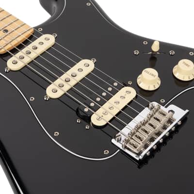 Used Fender American Professional Stratocaster HSS Shawbucker Black 2018 image 8