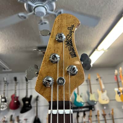 2010 Ernie Ball Music Man Ball Family Reserve 4-String Electric StingRay 3 EQ HH Bass Guitar in Vintage Sunburst image 6