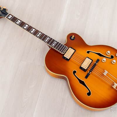 1993 Epiphone Emperor J Sunburst Archtop Electric Guitar Near-Mint w/ Case, Gibson & Duncan Humbuckers, Japan Terada image 13