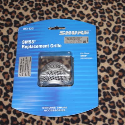 new in package genuine Shure RK143G SM58 Replacement Grille image 1